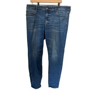 Express Athletic Slim Jeans Mens 35x32 Medium Wash Stretch Denim